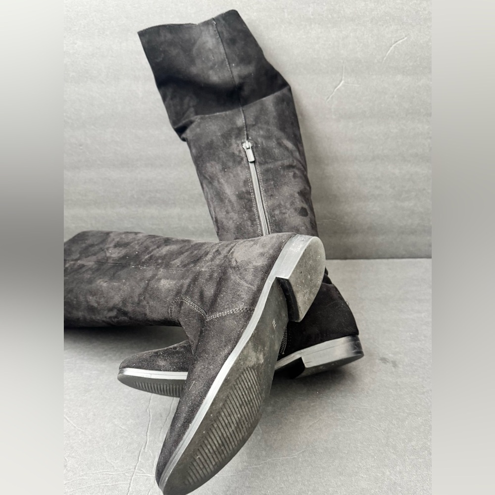 Black Micro Suede IMPO Over the Knee Boot- Size 7 - Picture 4 of 12